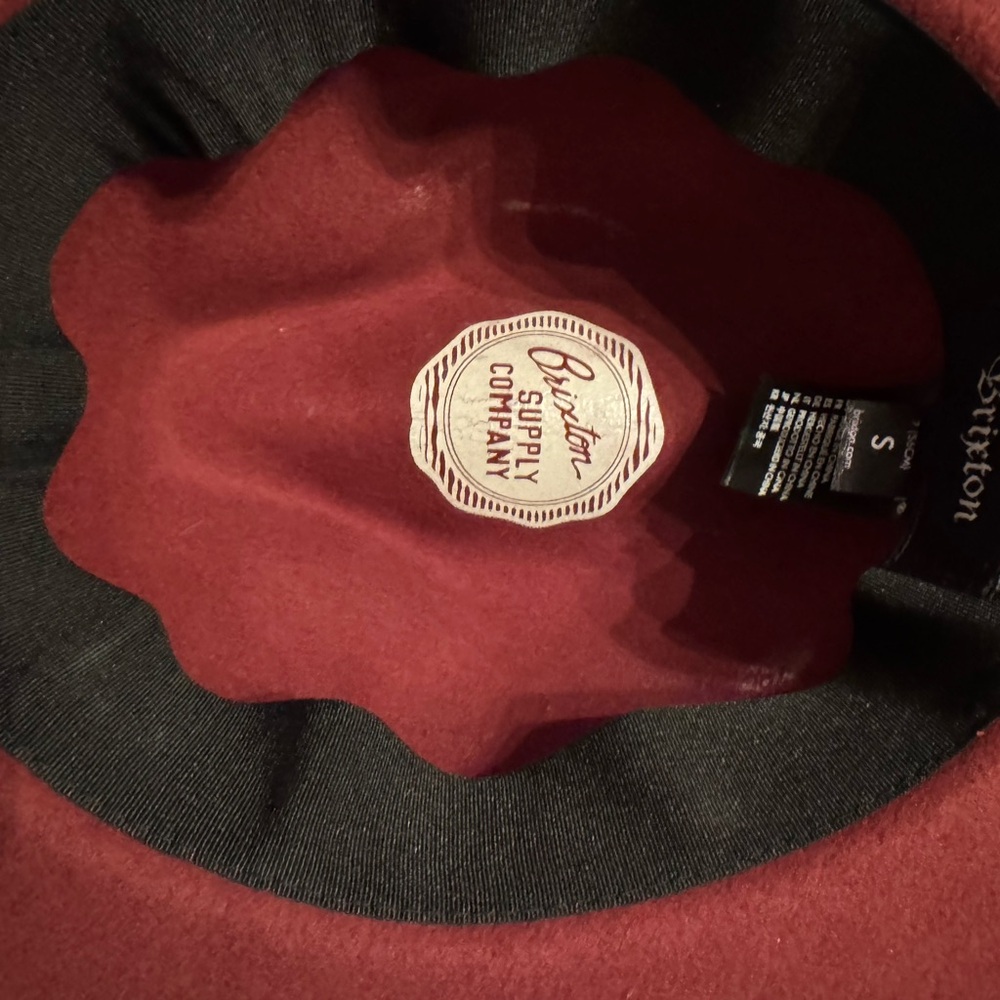 Brixton Bold Burgundy Women's Hat - Picture 4 of 5